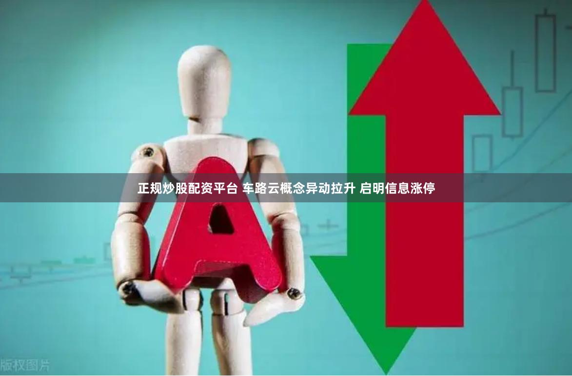 正规炒股配资平台 车路云概念异动拉升 启明信息涨停